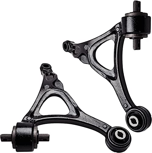 Image of Detroit Axle - 4pc Front End Control Arms Kit for 2003-2014 Volvo XC90, 2 Lower Control Arms 2 Sway Bar Links 2004 2005 2006 2007 2008 2009 2010 2011 2012 2013 Replacement