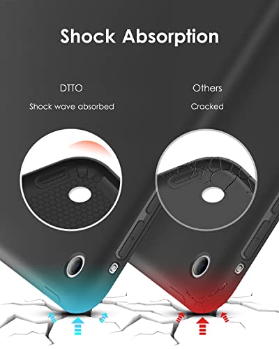 Dtto Ipad Air 1St Edition Case, (Not For Ipad Air 2 And Air 3) Ultra Slim Lightweight Smart Trifold Stand With Flexible Soft Tpu Back Cover [Auto Sleep/Wake], Black #TOP3