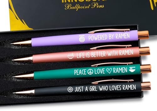 Stylos à bille InnoBeta Ramen pour remplacer vos fournitures de bureau tristes par de la fantaisie