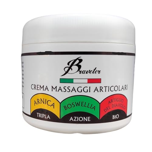 Braveter Arnica Gel Forte Crema Artiglio Del Diavolo Per Cavalli Uso Umano Boswellia Naturale 500ml Massaggi Articolazioni Muscoli BIO Azione Rapida