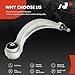A-Premium Front Left Rearward Lower Control Arm, with Ball Joint & Bushing, Compatible with Audi Q7 2017-2020, A8 Quattro 2019-2020, Q8/E-Tron Quattro 2019-2020, E-Tron Sportback/RS Q8/S8/SQ7/SQ8 2020