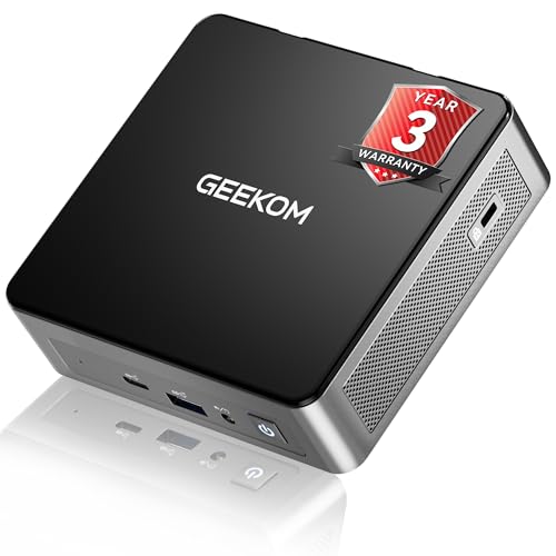 GEEKOM [High-Speed DDR5] Air12 Mini PC, with Intel 12th Gen N150 Desktop Computer (Beat N100, Up to...