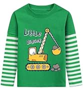 Dino-Print Sweatshirt Für Kinder - Baumwoll-Pullover Mit Rundhals Für Frühling & Herbst