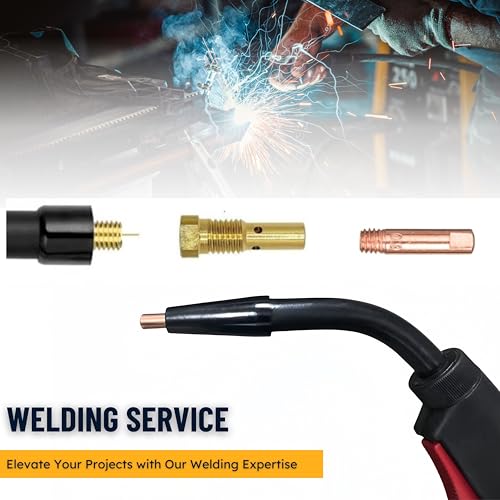 Timelydu 24Pcs Flux Core Gasless Nozzles Welding Gun Accessory Kit,Mig Welding Accessories,Compatible With Lincoln Fc90 Forney Titanium. thumb #3