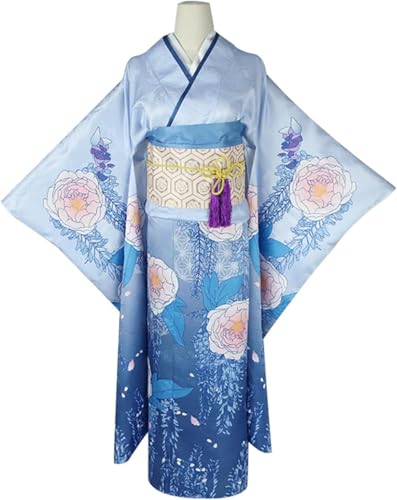 ［や屋］ 私の幸せな結婚 アニメ 齊森美世 コスプレ衣装 ピンク色 着物 和服 飾り付き コスチューム コスプレ...