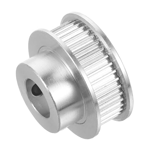 Warmhm Printer Belt Pulley Printed Timing Pulley Teeth Aluminum Material for Printer Parts Replacement