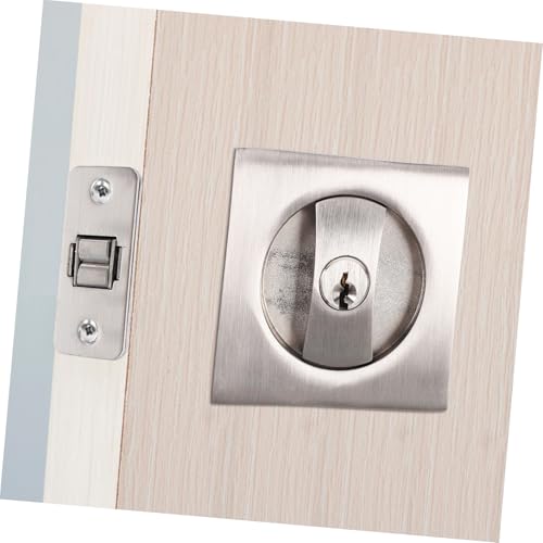POPETPOP Cerradura para Puerta de Bolsillo Cierre de Privacidad para Puertas Plegables miniatura 6