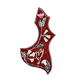 1 palheta para violão acústico - autoadesivo antiarranhões de 2 mm de espessura para guitarra beija-flor, proteção durável