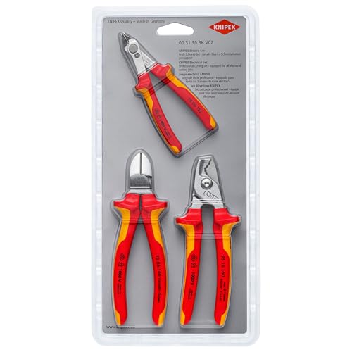 KNIPEX Elektro-Schneidset in Blister, 00 31 30 BK V02