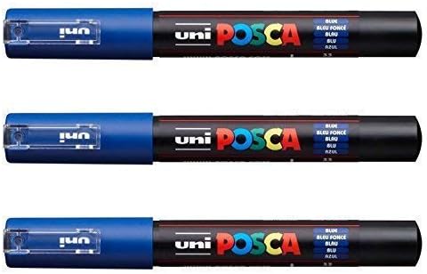 Posca PC-1M by Uni-Ball - White [PACK OF 3]