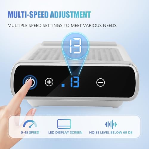 Recolector de polvo de uñas inalámbrico 80W miniatura 4