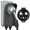 ChargePoint HomeFlex Level 2 EV Charger NEMA 14-50 NACS Plug for Tesla Electric Vehicles - Wall-Mount Fast & Smart Indoor or Outdoor Charging Station for Home, Compatible w/ Tesla Models 3, Y, S & X