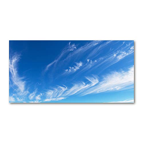 Tirages sur toile paysage bleu et ciel bleu 120x60 cm pour decoration murale salon