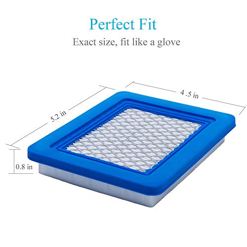 Hoodell 3 Pack 491588S Air Filter With Pre Filter Compatible With Briggs And Stratton 491588 493537 493537S, Toro 20332, Craftsman 33644, Pro Performance For Push Lawn Mower #TOP4