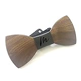  Pajarita personalizada de madera. Testigo, padrino boda. Regalo/Bodas/San Valentín/Cumpleaños/Bautizo/Aniversario/EL