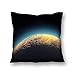LWXTYJ Pluto Horizon - Fundas de Almohada Decorativas de otoño de 18 x 18 Pulgadas, Juego de 2, Almohadas Decorativas para Exteriores, Funda de cojín de acción de Gracias de Granja para sofá