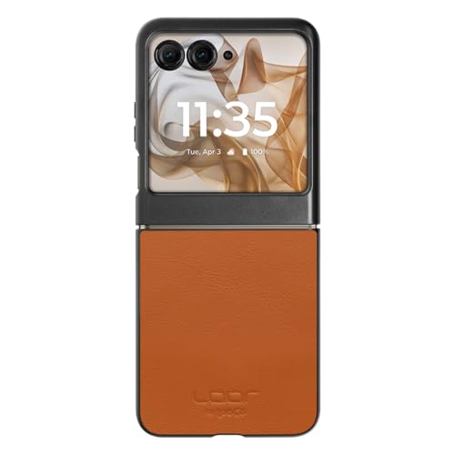 LOOF BASIC-SHELL �{�v ���U�[ �X�}�z�P�[�X for motorola razr 50 / 50s / 50d �p �P�[�X �J�o�[ �w�ʃP�[�X �V�F�� ���^ Leather [�L������]