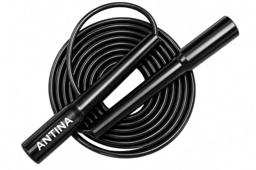 Image of Worldwide Adjustable Skipping Rope for Men & Women Speed Jump Rope for Exercise, Gym, Sports & Fitness (Black)