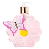 Novelty Decor Plastic Hand Soap Dispenser: Simple Pleasures Shaped Bottle with Scented Liquid Soap - Decorative Hand Pump Refillable Soap Dispenser for Kitchen and Bathroom (Pink Daisy) - 500ML