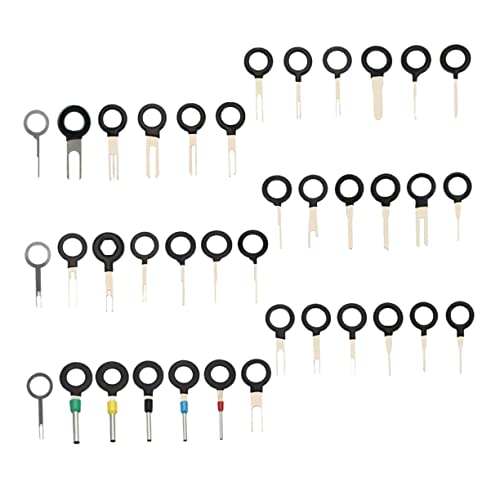 FELTECHELECTR 82pcs Terminal Puller Kit for Wire Harness Repair Safe Easy Removal Tool for Motorcycle and Appliance Connectors Ergonomic Design with Protective Cover