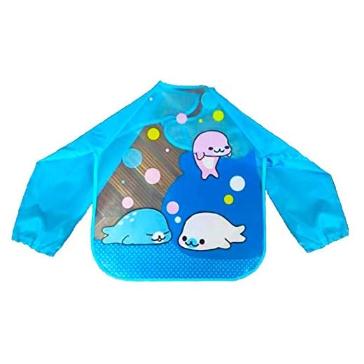 KaBaby Babador Com Manga Foca Azul Azul