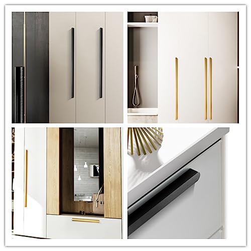 Poignées de garde-robe noir doré pour sublimer les placards de chambre - 8