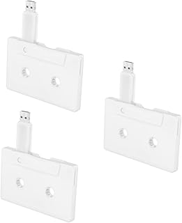 Uonlytech 3Pcs Fita De Simulação U Disk Photo Stick Jump Drive Gravador Portátil Pen Drive Flash Disk Gravador De Fita Dispositivo Eletrônico Portátil Equipamento Eletrônico 8Gb Branco Pp