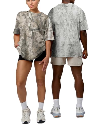 Camo Oversized Shirt Y2k Crewneck Maple Leaf Printed Short Sleeve Unisex Summer Graphic Tees4