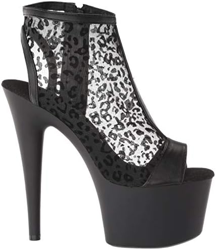 Ellie Shoes Women's Peeptoe Bootie Fashion Boot, Black, 8 | Image 5