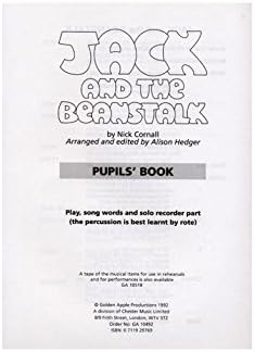 Nick Cornall: Jack And The Beanstalk (Cassette). For piano, singing