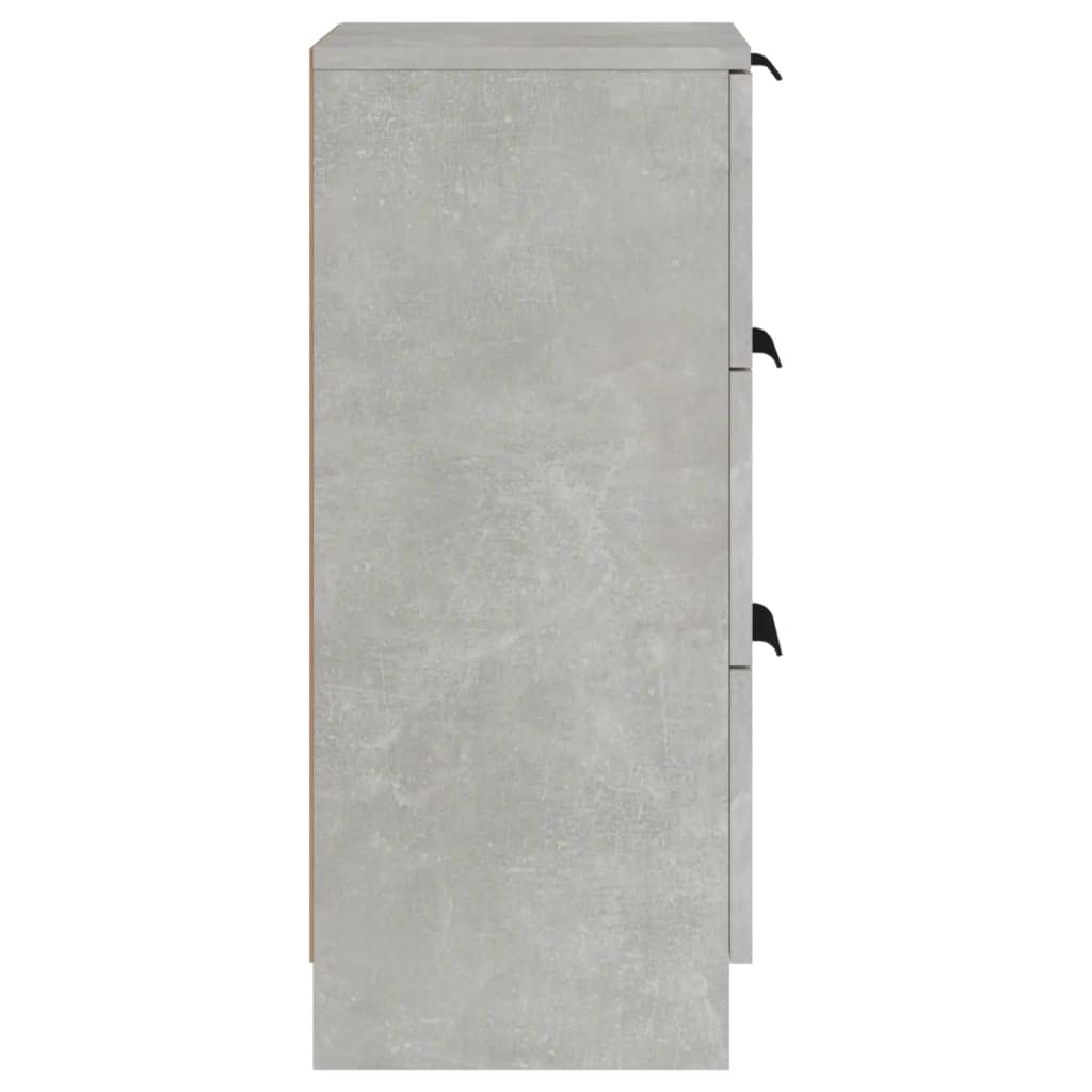 Szafka podłogowa bufet kredens szafki kuchenne kredens betonowy szary 30 x 30 x 70 cm materiał drewnopochodny do salonu, jadalni i kuchni