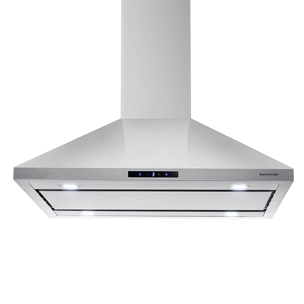 Buy 36 Inch Island Range Hood, thermomate 350 CFM Stainless Steel Stove