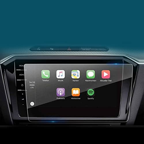 Verre trempé anti-rayures 9.2 pouces pour écran tactile Passat B8