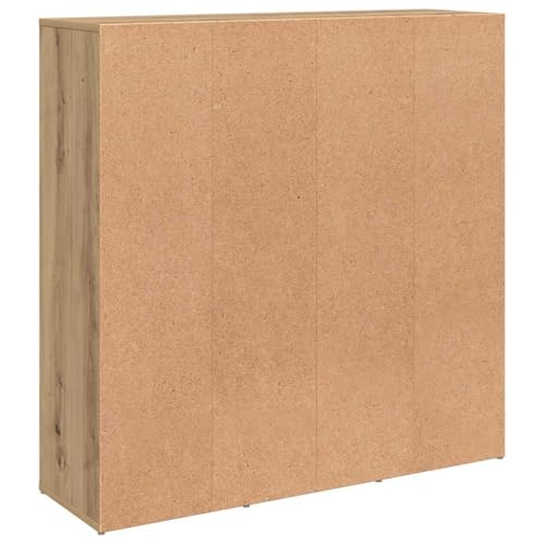 Estantería de roble Artisan de 9 compartimentos y 98x29 cm para libros 8