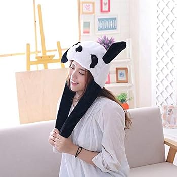 Cute Plush Panda Hat, DELFINO Ear 