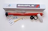 Tubo octogonal 60 cm XP45 R – 30 Nm Motor tubular por radio controlado para persianas enrollables, diámetro 60 cm