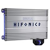 Hifonics BG-1300.1D Brutus Gamma Monoblock Super D Class 1300 Watt Car Audio Sound System Subwoofer Speaker Amp Amplifier with Bass Knob