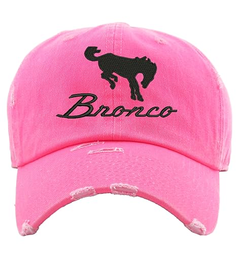 Image of Bronco Dad Hat Vintage Car Lover Embroidered Adjustable Cap