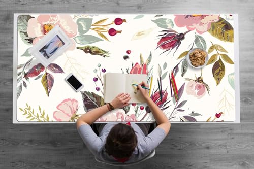 Sous-main imperméable et antidérapant 120x60 cm pour table de travail