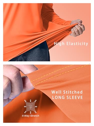 SWEET POISON Men's UPF 50+ Sun Shirts Long Sleeve UV Protection Lightweight Dry Fit T-Shirt for Athletic Outdoor Tee4