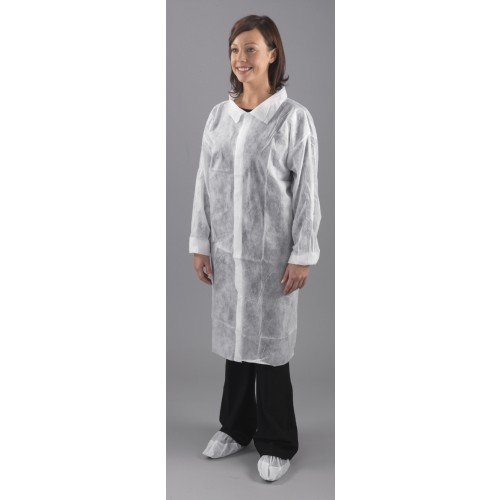 Janitorial Express DG071-XL - Abrigo para visitantes, terciopelo no tejido, talla XL