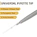 4E's USA 0.5-10µL Pipette Tip - Universal Tips, RNase/DNase Free, Pyrogen Safe, Sterile White Low Retention, Extended Length Pipette Tip with Filter 96 Tips Racked