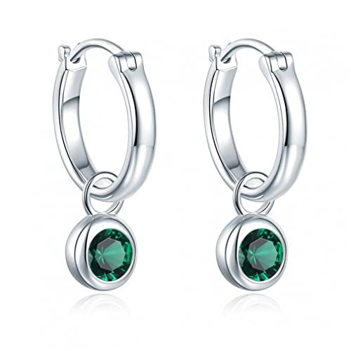 Boucles d'oreilles clip opale 5mm en argent 925 multicolores pour femme