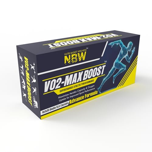 Image of NBW VO2 Max Boost | Supercharge Athletic Performance | Extreme Energy Supplement for Running, Cycling and Swimming | Recovery Supplement (30 Capsules)