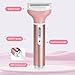Women Face Epilator, 2025 New 4 in 1 Rechargeable Face Epilator for Women, Armpit, Nose, Eyebrow Hair Remover, Removable and Washable Head