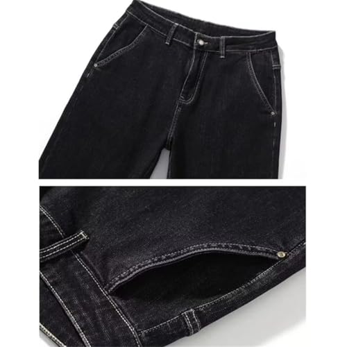 Men's Holiday Trousers Comfortable Daily Slim Fit Office Denim Pants Basic Commute Narrow Leg Design Jeans2
