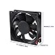 2 Stück 80mm CPU Lüfter 80mm Gehäuselüfter 80mm x 80mm x 25mm Computer lüfter 12V PC Lüfter 8CM 2 Pin CPU Kühler 8025 Bürstenloser Lüfter 2800 U/min für Inverter Router Belüftung Lüfteraustausch
