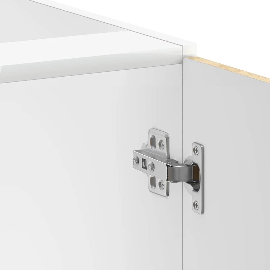 vidaXL Mueble bajo Fregadero Lucca Madera contrachapada Roble Sonoma