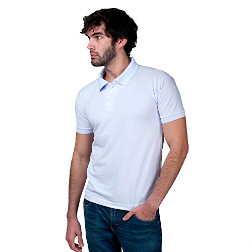 Kit com 5 Camisas Polo Part.B Regular Piquet (Branco/Preto/Cinza, P)