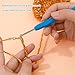 Crochet Hook, 4.0 mm Ergonomic Crochet Hook, Crochet Needles for Arthritic Hands, Knitting Needles with Soft Handle Beginners and Experienced Hobbyists (4.0 mm)